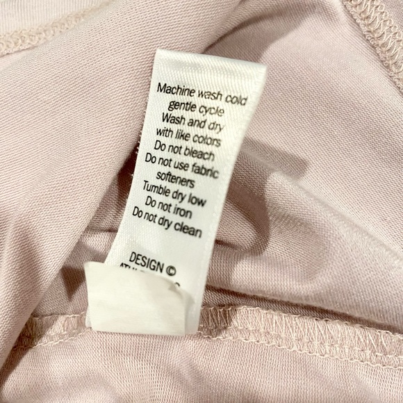 Athleta Essence Pink Tie Back Split Back Open Back Criss Cross Tank - Picture 8 of 8